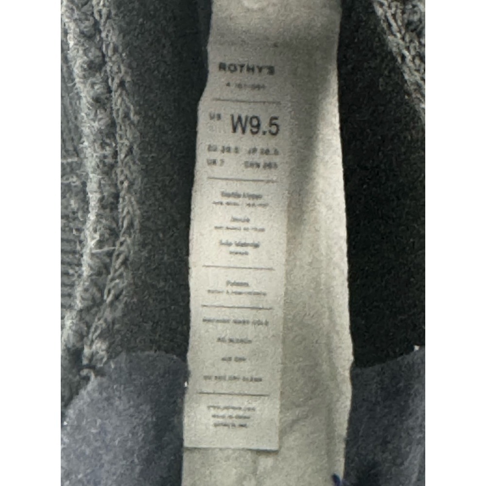 Rothy's The Lug Boot Merino Wool Lightweight Onyx Black Size W9.5 NWOB - Picture 11 of 11